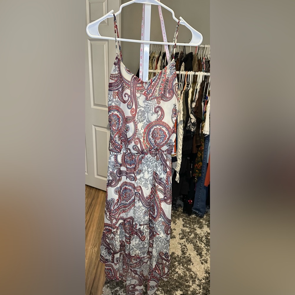 "Groovy" Vintage Paisley Print Women's Midi-maxi dress size small